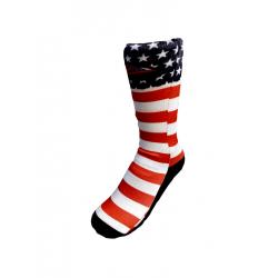 Lax Zone USA Flag Socks