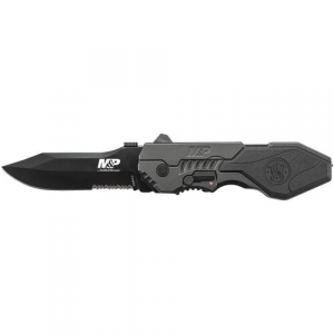 Smith & WessonA(R) M&PA(R) SWMP4LS Large M.A.G.I.C.A(R) Assisted Opening Clip Point Folding Knife