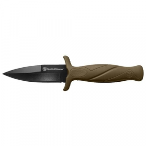 Smith & WessonA(R) 1100072 FDE Spear Point Fixed Blade Boot Knife