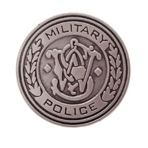 Round Military & PoliceA(R) Lapel Pin