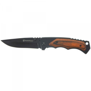 Smith & WessonA(R) 1136969 Wood Handle Folder