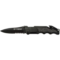 Smith & WessonA(R) SWBG1S Border Guard Drop Point Folding Knife