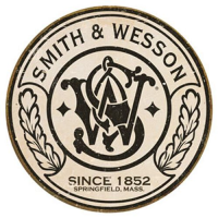 Smith & WessonA(R) Circle Logo Round Tin Sign