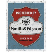 Protected By Smith & WessonA(R) Tin Sign