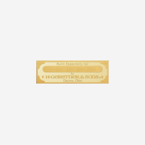 Personalized Brass Nameplate