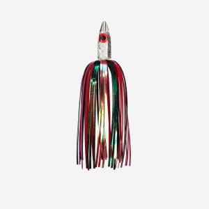 Acrylic Head Silver Weighted-Black Red Alternating - 316SW