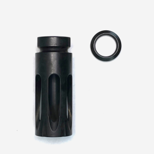 Flash Hider 9mm, Tactical 1/2-28, Nitride