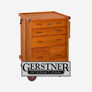 GI-R20 Oak 5-Drawer Roller Cabinet