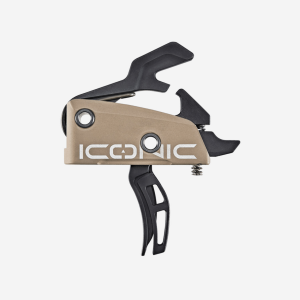 Iconic by RISE Independent Two-Stage Trigger with Anti-Walk Pins - ICONIC Green