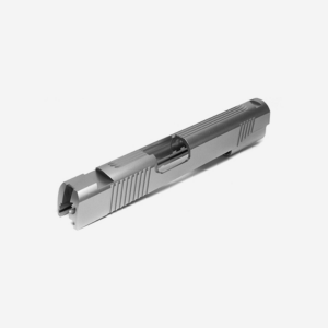 45 ACP STAINLESS COMMANDER SLIDE FRONT, REAR AND TOP SERRATIONS