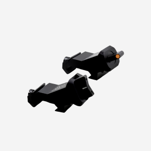 XTI2 DXS Ember 45 Degree Offset BUIS Non-Tritium Set - Standard Dot Orange