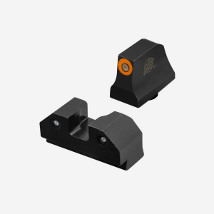 R3D Night Sights Orange - Tritium Rear - Glock Suppressor 42, 43, 43X, 48