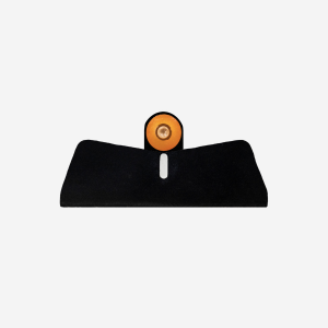 DXW2 Big Dot Night Sights Orange - Non-Tritium Rear - Glock 17,19,22-24,26,27,31-36,38,45
