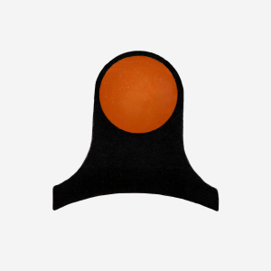 Big Dot Orange - Non-Tritium Rear - Shotgun, Bead on Plain Barrel