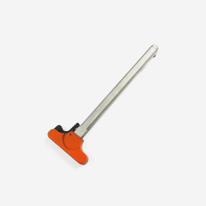 .308 Charging Handle NiB-X Nickel Boron w/ Ceramic TOPCOAT| Safety Orange