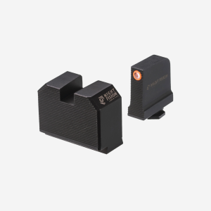 Night Fision Optics Ready Stealth Night Sight Set for Glock 17/19/34 w/ DPP/509t/Romeo Pro-Glock 17/19/34 w/ DPP/509t/Romeo Pro-Black-Black- Serrated