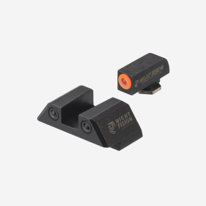 Night Fision Night Sight Set for Glock 48-Glock 48-Orange-Black-Square Notch Rear+Front