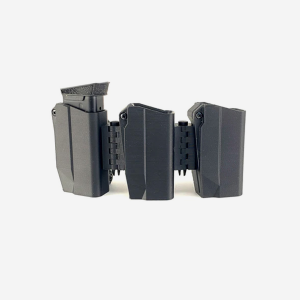 Sig Sauer P365 9mm Mag Pouch - eAMP LoPro MagP0393-Sig Sauer P365 9mm-Triple-Left Side Bullets Forward-1-1/2" to 1-3/4" x 1/4"