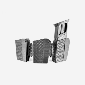 Ruger-57 Mag Pouch - eAMP LoPro MagP1306-Smith & Wesson 5.7-Double-Right Side Bullets Forward - Basketweave-MOLLE