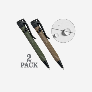Mini bolt-action pen-Safety Blaze Orange-2 Pack
