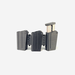 S-W M-P Shield 9mm EZ Mag Pouch - eAMP LoPro MagP0395 - Dual - Left Side Bullets Forward - 1-1/2" to 1-3/4" x 1/4"