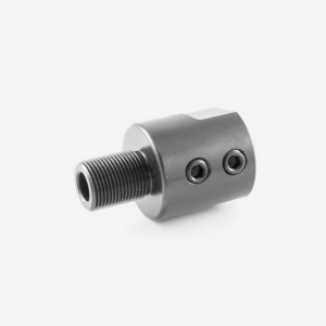 1/2-28 Barrel Thread Adapter for 1/2 inch Barrels-Silver