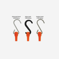 HD Strap with Galvanized Hooks-18-Blue-4PK