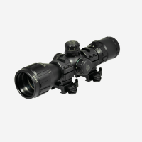 UTG 1" BugBuster 3-12X32 Scope, Side AO, Mil-dot, Dovetail Rings