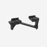 UTG Ultra Slim Angled Foregrip, Picatinny Mount - Red