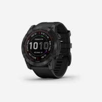 Garmin Fenix 7X - Sapphire Solar Edition-Black DLC Titanium with Black Band