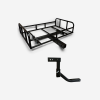 UTV Cargo Bed Rack Extension and Adjustable Receiver
