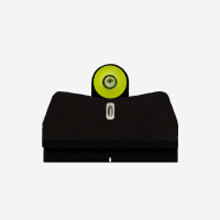 DXT2 Big Dot Night Sights Yellow - Tritium Rear - Glock Suppressor Hgt 20,21,29,30,30S,37,40,41