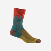 Men's Number 2 Micro Crew Midweight Hiking Sock-Small-Teal