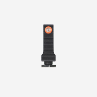 Night Fision Optics Ready Stealth Night Sight Set for Glock 43/43x w/ RMRcc-Glock 43/43x w/ RMRcc-Orange-Blank- Serrated Front + Serrated Square Rear