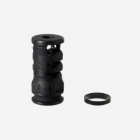 UTG PRO AR15 Stubby Muzzle Brake, .223/5.56, 1/2"X28 1.75" Length