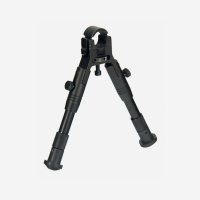 UTG New Gen Reinforced Clamp-on Bipod, 6.2"-6.7" Center Height