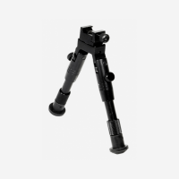 UTG Shooter's SWAT Bipod, Rubber Feet, 6.2"-6.7" Center Height