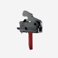 Rise Armament RAVE Super Sporting Trigger - Selectable-Curved-Red