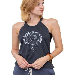 One Breath at a Time Halter Tank