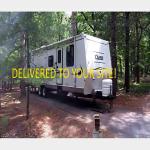 33-foot Chateau Travel Trailer w/real Queen bed.  Home away from home delivered to you!