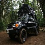 Toyota Land Cruiser with FSR Roof Top Tent