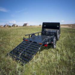 2004 Shoreland'r Motorcycle ATV Steel Trailer. Book your 2019 Rally trip today (Sturgis, Red River, Camping along the Western Slope).