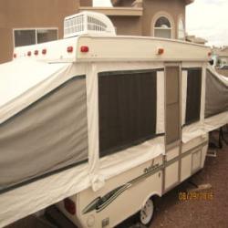 22" 2000 Palomino Pop Up Fold Out Camper with AIR CONDITIONING, TV, DVD Player and optional generator for a small fee!
