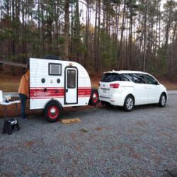 All Inclusive Teardrop RV Camper Just Bring Your Food and Sleeping Bag!