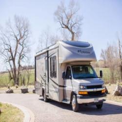 "Dasher" the Camper.  Our beautiful triple slide, feature-packed roadtrip vehicle of awesomeness!