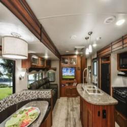 CUSSINS NEW 2019 Heartland Mallard 37' for all your camping needs!  Sleeps 7-12.  Outdoor kitchen w/TV. Large bunk house / play area.