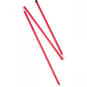 Adjustable Poles Red 8 FT