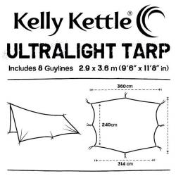 Kelly Kettle Camping Tarp | Ultralight Camping Tarp