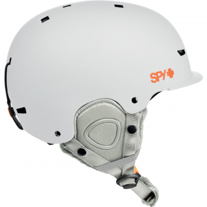 Galactic Mips - Spy Optic - White Light Gray Matte Snow Helmet