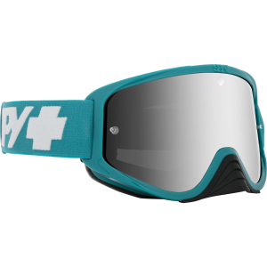 Woot Race - Spy Optic - Checkers Teal Motocross Goggles